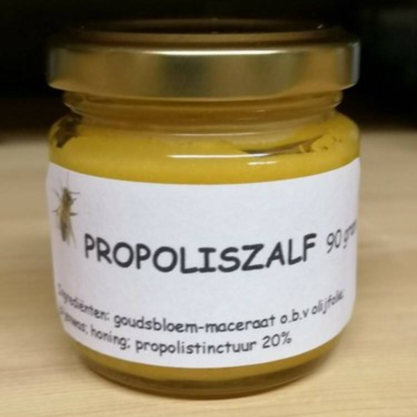 Propolis zalf, imker, natuurlijk product, antibacterieel