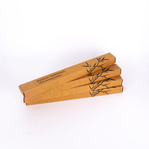Bamboe tandenborstel (set van 4), duurzaam
