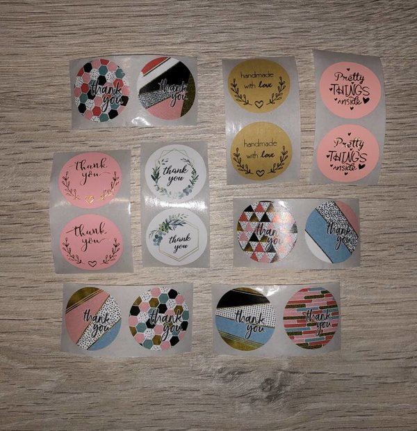 Sticker divers (set van 16)