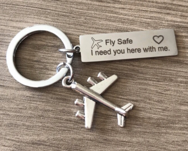 Tas / sleutelhanger 'Fly Safe'