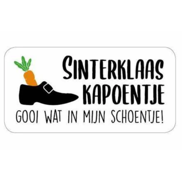 Stickers "Sinterklaas kapoentje" (set van 5)