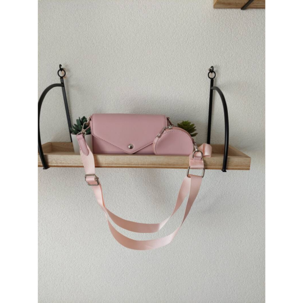 Handtas, kleine tas "Mikkie roze"