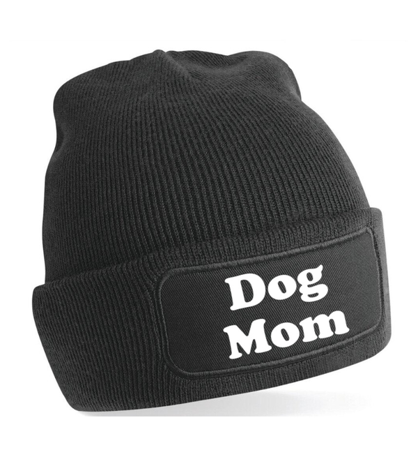 Muts met tekst "Dog Mom"
