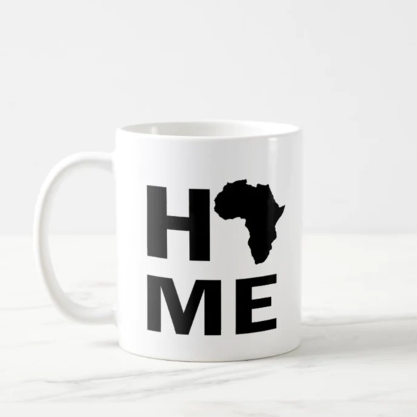 Koffiebeker "HOME", Afrikaanse stijl, Afrikaans, love Africa