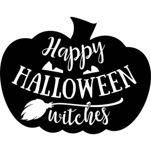 Halloween raamsticker "Happy Halloween Witches", Halloween decoratie